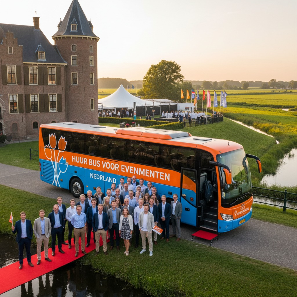 Huur een bus in Amsterdam voor evenementen